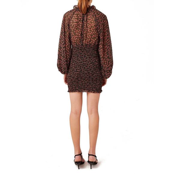 C/MEO Collective Longevity Mini Dress Black Floral Size S - Picture 4 of 8